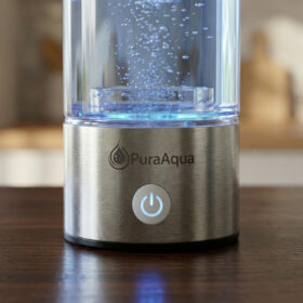 Hydrogen Flasche Detailaufnahme