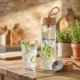 Wasserflasche mit Zubehör
